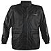 Giacca Tuta Moto Antipioggia Impermeabile Antiacqua Con Cappuccio Nero 3xl - Foto miniatura 1