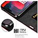 Custodia Compatibile Con One Plus 6 In Rosso Mela - Coperchio Protettiva Con Chiusura Magnetica, Funzione Stand E Tasca Per Le Carte - Foto miniatura 5