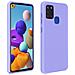 Cover Silicone Samsung Galaxy A21s Semi-rigida Opaca Soft Touch Viola - Foto miniatura 1