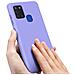 Cover Silicone Samsung Galaxy A21s Semi-rigida Opaca Soft Touch Viola - Foto miniatura 3