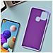 Cover Silicone Samsung Galaxy A21s Semi-rigida Opaca Soft Touch Viola - Foto miniatura 4