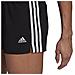 Short Da Donna Essentials Slim 3-stripes Nero Taglia L Codice Gm5523 - Foto miniatura 3
