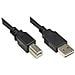 USB 2.0 A / B, 1.8m 1.8m USB A USB B Nero cavo USB - Foto miniatura 1