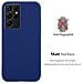 Custodia Compatibile Con Samsung Galaxy S21 Ultra In Candy Blu Scuro - Coperchio Protettivo In Silicone Tpu Flessibile - Foto miniatura 3