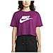 Top Da Donna Sportswear Essential Viola Taglia M Cod Bv6175-610 - Foto miniatura 1