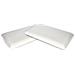Talamo Italia Set Di 4 Cuscini Per Letto, 100% Made In Italy, Guanciale Ergonomico A ""saponetta"" In Memory Foam Forato, Anallergico E Traspirante, 70x39xh10 Cm - Foto miniatura 1