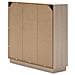 Libreria Scaffale Vigo 110x110 Cm, Scaffale Da Ufficio, Rovere E Grigio, 110 Cm (larghezza) 33 Cm (profondità) 110 Cm (altezza) - Foto miniatura 2