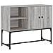 Credenza Grigio Sonoma 100x40x79,5 Cm In Legno Multistrato - Foto miniatura 2