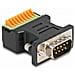 Adattatore Da Spina D-sub 9 A Morsettiera Con Pulsante - Foto miniatura 1
