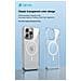 Cover trasparente magnetica carica wireless iPhone 15 Pro - Foto miniatura 1