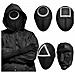 Maschera Squid Game Triangle Soldier Accessori Per Travestimenti - Foto miniatura 2