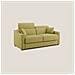 Amber Divano letto matrimoniale in tessuto smacchiabile T05 171 cm (mat. 120x197) giallo - Foto miniatura 1