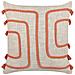 Cuscino Decorativo Pleione Cotone 45 X 45 Cm Astratto Corallo - Foto miniatura 4