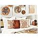 Cuscino Decorativo Pleione Cotone 45 X 45 Cm Astratto Corallo - Foto miniatura 1