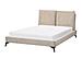 Letto Velluto A Coste Melle 140 X 200 Cm Tortora - Foto miniatura 4