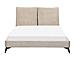 Letto Velluto A Coste Melle 140 X 200 Cm Tortora - Foto miniatura 8