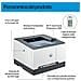 Stampante Color Laser Jet Pro 3202dw 600x600dpi a Colori A4 Grigio /Bianco - Foto miniatura 4
