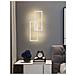 Applique Led Tre TonalitÀ Luce Bianca Calda Naturale Lampada Rettangolare Bianco - Foto miniatura 1