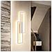 Applique Led Tre TonalitÀ Luce Bianca Calda Naturale Lampada Rettangolare Bianco - Foto miniatura 2