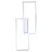 Applique Led Tre TonalitÀ Luce Bianca Calda Naturale Lampada Rettangolare Bianco - Foto miniatura 5