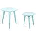 Set Di 2 Tavolini Kanri Azzurro - Foto miniatura 2
