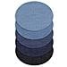 Toppe Termoadesive In Denim, Toppe Ricamate   Ovale - Foto miniatura 4