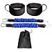 Set Di Fasce Di Resistenza Con Cinturini Per Le Gambe Per L'allenamento Di Taekwondo Blue  70-80lb - Foto miniatura 1