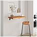 Mensola A Muro 70x40x3,8cm Rettangolare Legno Acacia Bordi Vivi - Foto miniatura 1