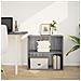 Libreria Grigio Sonoma 80x30x77 Cm In Legno Multistrato - Foto miniatura 3