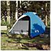 Tenda da Campeggio a Cupola per 3 Persone Blu Impermeabile - Foto miniatura 2