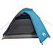 Tenda da Campeggio a Cupola per 3 Persone Blu Impermeabile - Foto miniatura 4