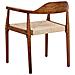 Set Di 2 Sedie Da Pranzo Oakdale Legno Marrone Scuro /beige - Foto miniatura 5