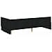 Cornice del letto ad angolo con testiera Nero 90 x 190 cm - Foto miniatura 7