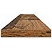 Scaffale 4 pcs Marrone 100 x 10 x 1.5 cm Legno multistrato - Foto miniatura 6