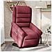 Poltrona Alzapersona Reclinabile Rosso Vino in Tessuto - Foto miniatura 3