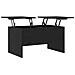 Tavolino da salotto Rovere nero 80 x 50,5 x 42,5 cm - Foto miniatura 5