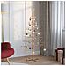 Albero di Natale in legno con supporto Marrone 150 cm Bambù - Foto miniatura 4