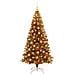 Albero di Natale con 300 LED con supporto Oro 210 cm PET - Foto miniatura 4