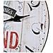 Orologio Da Parete In Legno Bianco D34x2h - Foto miniatura 3