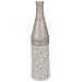 Vaso In Ceramica Argento 13,5x13,5x53h - Foto miniatura 1