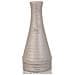 Vaso In Ceramica Argento 13,5x13,5x53h - Foto miniatura 5