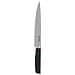 Coltello Affettati Professionale Living - Lama da 20 cm in Acciaio Inox Forgiato - Manico Antiscivolo ergonomico nero e rosso - Ideale per Affettare Salumi, Arrosti e Carni - per Uso Domestico e Professionale - Made in Italy - Foto miniatura 1