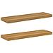 Scaffale da parete 2 pcs Marrone 90 x 23,5 x 4 cm - Foto miniatura 1