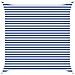 Vela da ombra solare Blu e Bianco 4 x 4 m - Foto miniatura 1