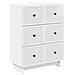 Mobile con Cassetti Bianco Lucido 66 x 34,5 x 90 cm - Foto miniatura 1
