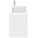 Set di mobili per il bagno 2 pcs Bianco Legno ingegnerizzato - Foto miniatura 4