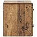 Mobiletto da notte a muro 2 pcs Legno antico 34,5 x 33 x 40 cm - Foto miniatura 6