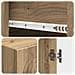 Set di armadi 2 pcs 33 x 34,5 x 90 cm Legno ingegnerizzato - Foto miniatura 7