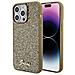 Guess Disco Metal Case Con Motivi Per Iphone 15 Pro Max - Dorato - Foto miniatura 1
