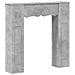 Cornice per camino Grigio Cemento 102 x 20 x 102 cm - Foto miniatura 1